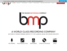 Tablet Screenshot of bmp-recording.co.uk